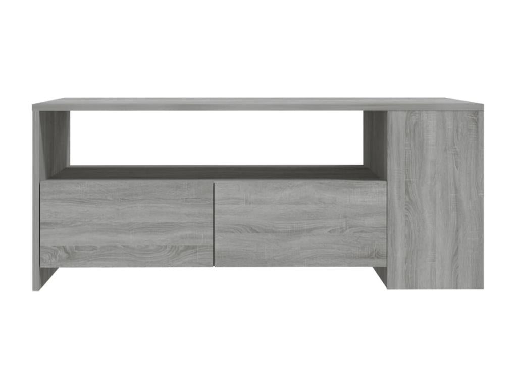Meubiana coffee table, grey, 102x55x42 cm, engineered wood