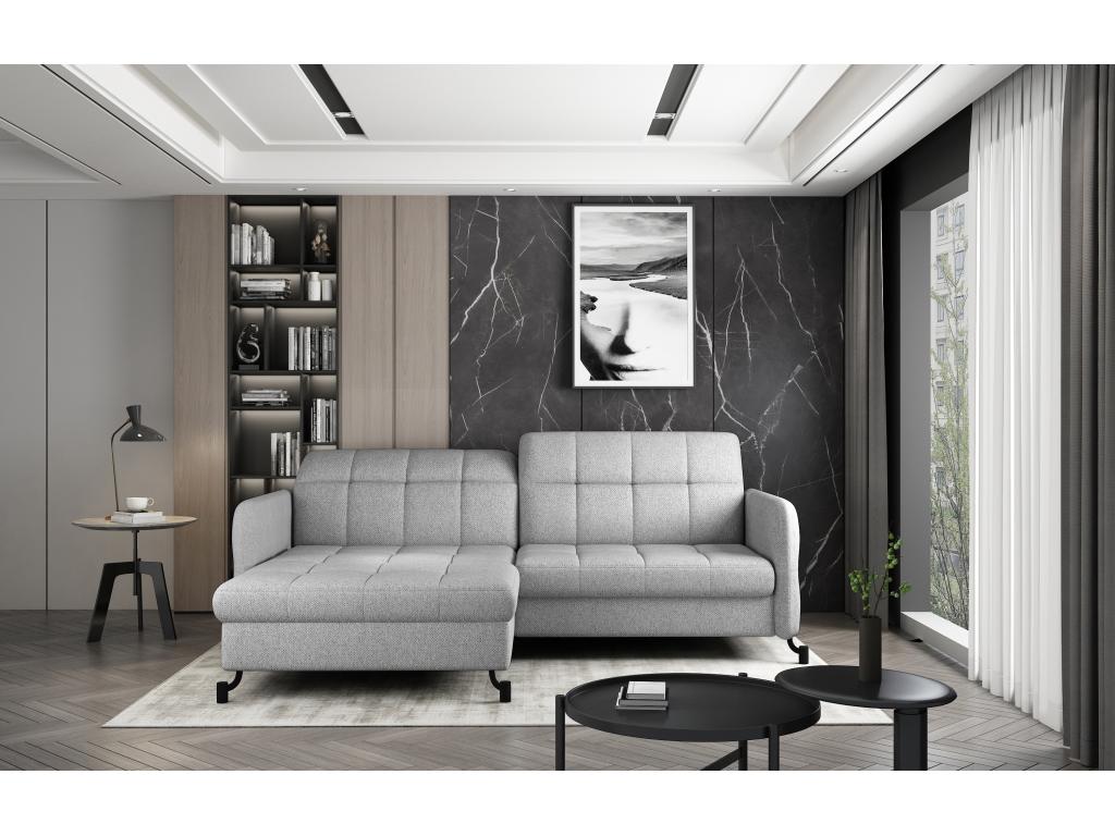 Homzora Sofa L/Fabric/Grey/In Stock