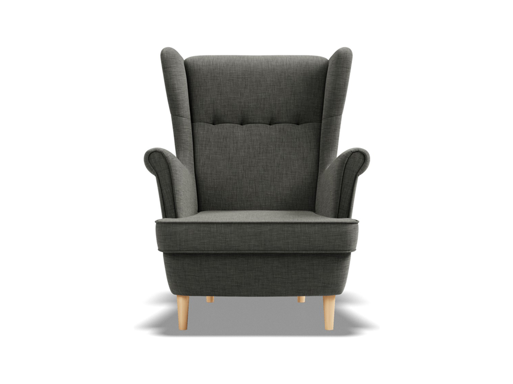 Black chaise lounge for the living room