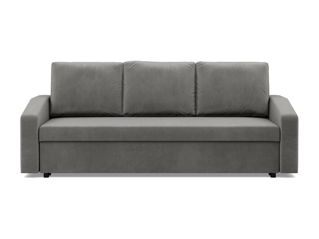 3-seater sofa with sleeper function, light grey