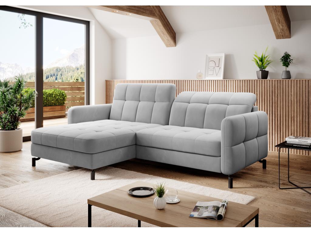 Homzora Sofa L/Fabric/Grey/In Stock