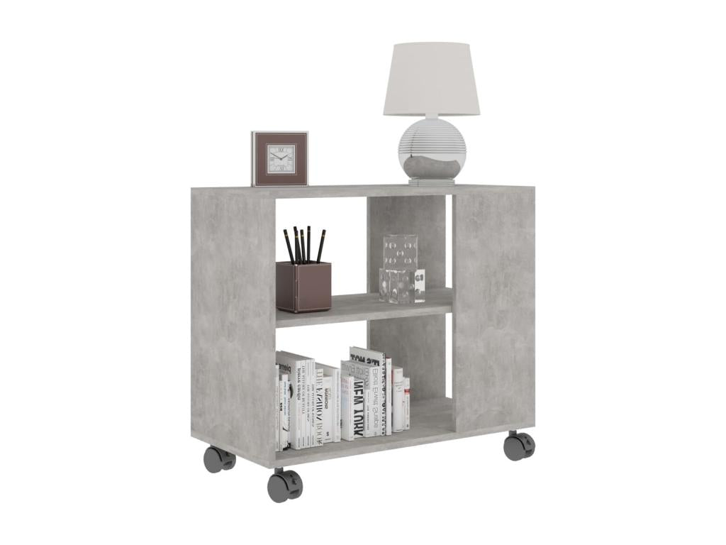 Concrete Grey Side Table 70x35x55 cm Engineered Wood