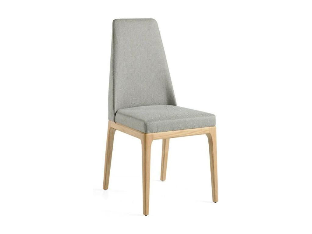 Meubiana fabric chair with light oak legs - Meubiana color 54