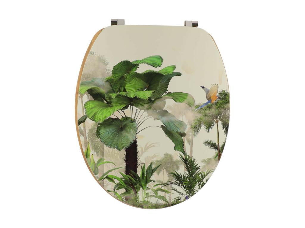 Homzora decorative wooden toilet seat with Homzora stainless steel fixings